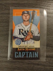 2021 Topps Gypsy Queen Captain Mini's Tampa Bay Rays Austin Meadows - Picture 1 of 2