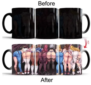 Sexy Taza Trasera Juego Anime Café Té Taza Sensible al Calor Cambio de Color Mejor Regalo - Imagen 1 de 27
