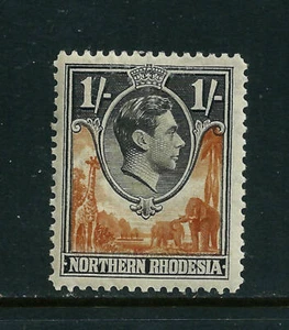 🌍 NORTHERN RHODESIA - MLH stamp - 1s - 1938 - Picture 1 of 2