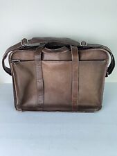 Piel Leather Vintage Briefcase Travel Bag Color Chocolate