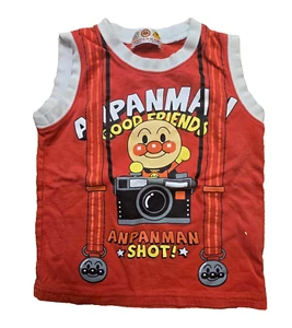 Vintage Bandai Anpanman Japan Anime Full Print T Shirt kids 110 (4/5y) - Picture 1 of 10