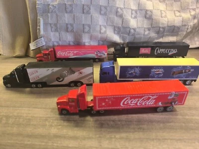 Lotto di 5 Camion (lott 5 Truck) 1:87 (1:72)- Coca Cola - Immagine 1 di 4