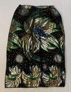 Women’s Extra Large African Print SKIRT Dashiki Tribal Multicolor Elastic Waist - Picture 1 of 10