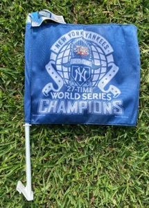 2009 World Series Champions NY New York Yankees Car/Window Flag -Never Used - Picture 1 of 2