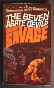 DOC SAVAGE #73 BANTAM 7492 THE SEVEN AGATE DEVILS KENNETH ROBESON VG+ - Picture 1 of 1