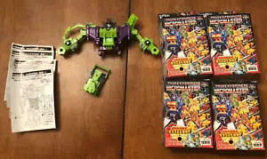 4 Takara Transformers G1 Micromaster Sixbuilder Devastator CHASE GREEN 2002 - Picture 1 of 5
