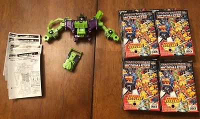 4 Takara Transformers G1 Micromaster Sixbuilder Devastator CHASE GREEN 2002 - Image 1 of 4