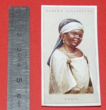 CARD OGDEN'S 1923 CHILDREN OF ALL NATIONS N°47 TUNISIA CIGARETTES