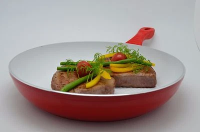 Ceraware Keramik Pfanne - Größe Wählen & Farbe - Gesund Kochen Wabe Basis Neu - Bild 1 von 3