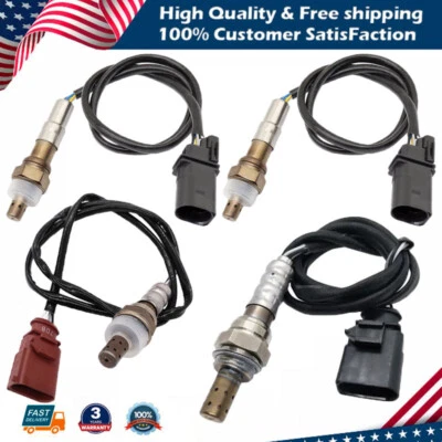 4 шт. верхний + нижний датчик кислорода O2 для 2005-2009 Audi A6 A4 3,2 л V6 седан 4 двери - Изображение 1 из 4