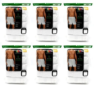 30 White XL 40-42 Inch Boxers Fruit Of The Loom EG 102-107 CM - Image 1 of 4