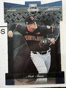Matt Shaw RETRO 2023 Status Elite  Extra Addition Die Cut #ed 2/6 Cubs! - Picture 1 of 3