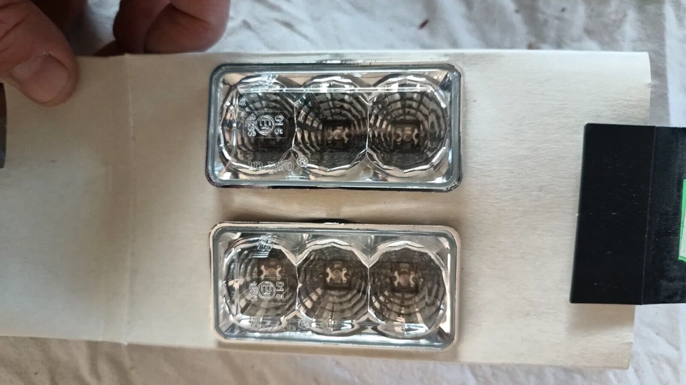 VW GOLF 2 PASSAT SEAT TOLEDO Indicadores LED laterales de señal de giro plateado In.pro 3172 Foto 1 de 3