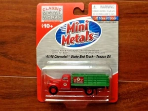CLASSIC METAL WORKS 1/87 HO 41/46 CHEVROLET STAKE BED TRUCK "TEXACO OIL" # 30355 - Picture 1 of 3