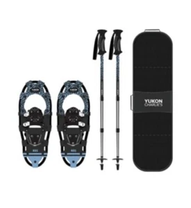 Yukon Charlie's 821 Adult/ Youth Kit Snowshoes Telescopes Poles & Bag New - Picture 1 of 10