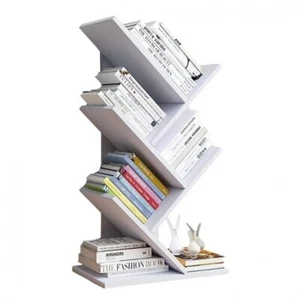 Librería En Forma De Árbol Estante Blanco Para Habitación Oficina Sala Estudio - Imagen 1 de 12
