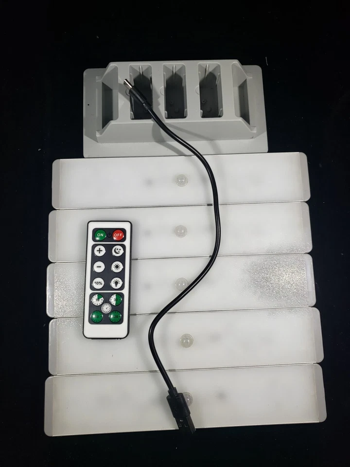 Lightbiz 24 Led Closet Motion Sensor Display Case Lights With Remote And... - Image 1 of 4