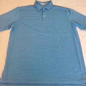 Peter Millar Sommer Comfort Shirt Herren XL blau Golf Polo gestreift - Bild 1 von 4