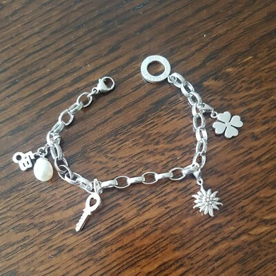 Thomas Sabo 4xCharms Armband Silber Set Bayern München Edelweiß Herzschlüssel... - Bild 1 von 4