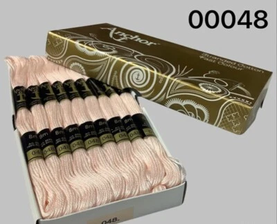 Anchor Stranded Cotton Floss Thread CrossStitch Hand Embroidery skeins shade 048 - Image 1 of 2