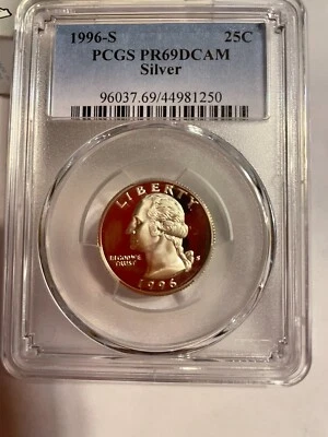 1996-S 25C Silver (Proof) Washington Quarter - Image 1 of 4