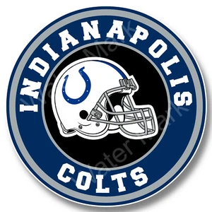 Indianapolis Colts Helmet Vinyl Sticker Decal Corn Hole Car Window football - Picture 1 of 2