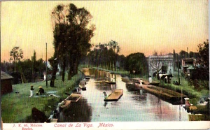Postal Canal de La Viga Ciudad de México México Sin publicar - Imagen 1 de 2