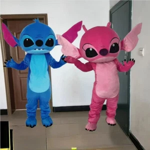 Lilo & Stitch Mascot Costume Party Game Character Fancy Dress Adults Outfit - Picture 1 of 32