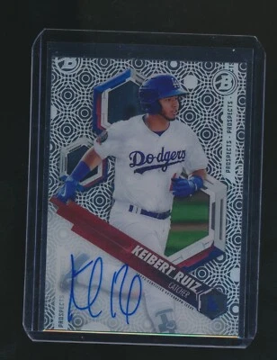 KEIBERT RUIZ 2018 BOWMAN HIGH TEK PROSPECTS AUTOGRAPHS AUTO - Image 1 of 2