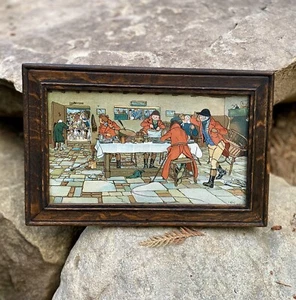 Breakfast at Three Pigeons by Cecil Aldin vintage  chromolithograph - Picture 1 of 4