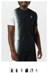 ON Running Tennis Core Court Tee T Black/White Extra Large XL Shelton Fonseca - Picture 1 of 1