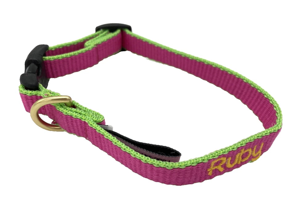 Colar Mark and Graham RUBY mono Upcountry rosa verde mercado pequeno PT - Imagem 1 de 4