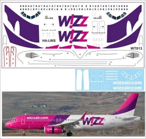 PAS-Aufkleber 1/144 Airbus A320 - Wizz Air - Laseraufkleber - Bild 1 von 1