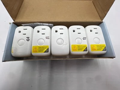 (Коробка из 5) Broadlink SP4M-US Smart штепсельная вилка модель 120VAC 10A белый - Изображение 1 из 4