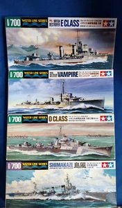 LOT OF 4 DESTROYER WATER LINE / TAMIYA - Picture 1 of 1