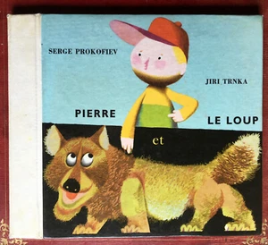 Prokofiev/Jiri Trnka/Gérard Philippe — Pierre & le loup — livre disque 10" 1962 - Picture 1 of 12