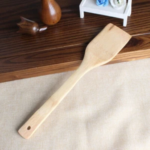 Set of 6 Pieces Bamboo Kitchenware Spoons and Slice Wooden Tools - Picture 1 of 11