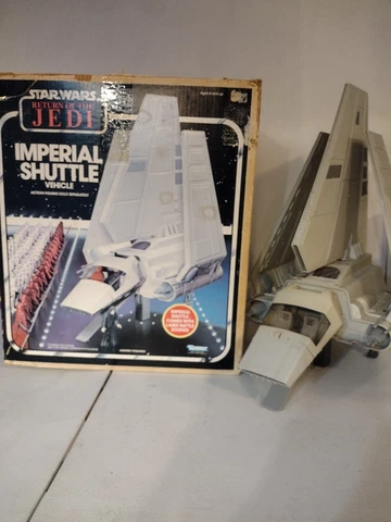 Star Wars Imperial Shuttle Complete W/Box ROTJ 1984 Kenner Action Figure Cover
