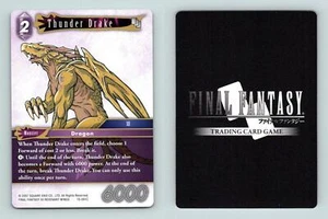 Thunder Drake #15-091C Final Fantasy Opus XV Crystal Dominion Common TCG Card - Picture 1 of 1
