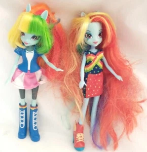 My Little Pony Puppen RAINBOW DASH & EQUESTRIA Menge 2 Mädchen Figuren Spielzeug Ist-Zustand  - Bild 1 von 7