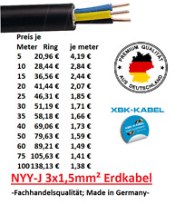 NYY-J 3x1,5 qmm NYY 3x1,5 Kabel ziemny Jakość handlowa