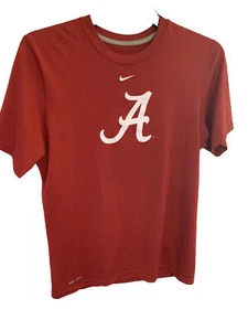 NIKE Dry Alabama Crimson Tide Logo Fußball T-Shirt, rot Größe Small - Bild 1 von 3