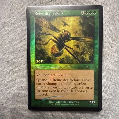Reine Des Frelons (Hornet Queen) French 30th Anniversary Promo FOIL MTG! TCG - Image 1 of 2