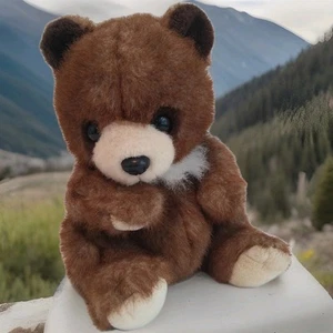 VTG 1997 Morehead Collection Endangered Younguns 10" Grizzly Bear Plush - Imagen 1 de 5