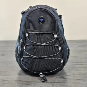 Universal Studios Backpack Black Travel Bag Small 14"x11" Multi Pocket Zippers - Picture 1 of 10