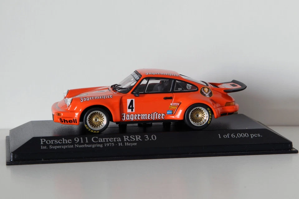 1:43  Porsche Carrera RSR Nurburgring 1975 Jagermeister - Minichamps - Immagine 1 di 4
