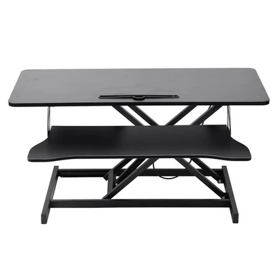 Steh-Sitz Schreibtischaufsatz Höhenverstellbar, Stehpult Aufsatz Schreibtisch - Bild 1 von 4