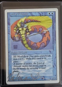2001 Magic the Gathering 7E Lord of Atlantis 2 Auto Memorabilia/Rare #64 - Picture 1 of 2