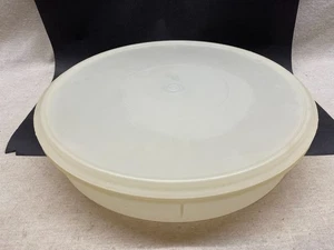 Vintage Tupperware - Torten Cupcake Halter Träger & Deckel rund - 242-1 mit Deckel 224-9 - Bild 1 von 5