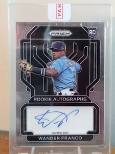 WANDER FRANCO 2022 Panini Prizm Baseball Rookie Autographs #RA-WF Tampa Bay Rays - Bild 1 von 2